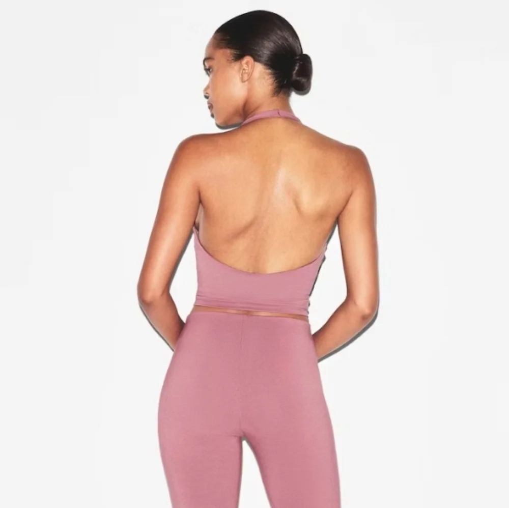 SKIMS Mauve Halter Top NWT - Picture 2 of 3